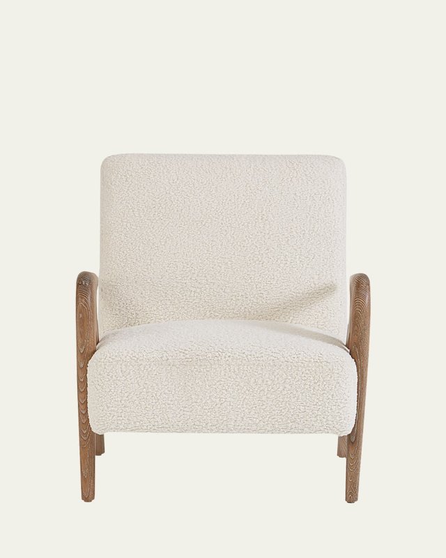 Angelica Faux Shearling Lounge Chair